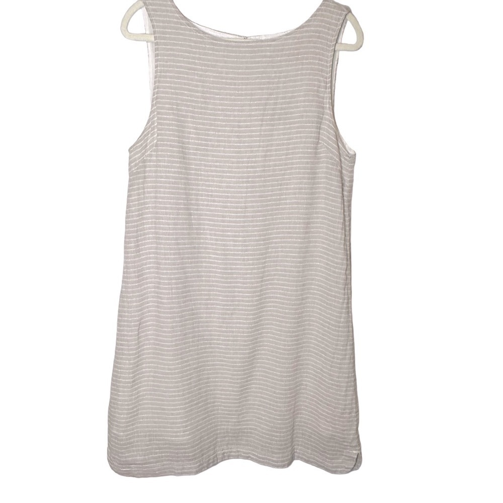Beach‎ Lunch Lounge Alina Striped Linen Blend Dress NWT M LTD1265 Raffia Coastal